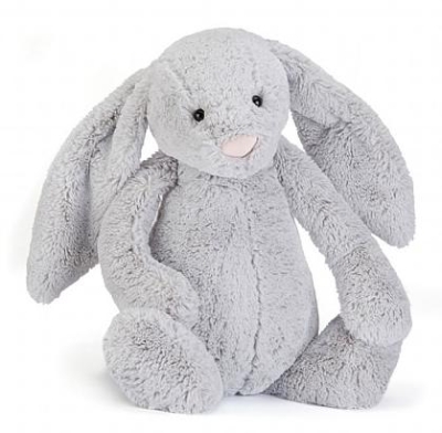 silver bunny figurine