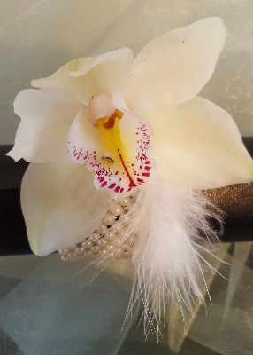 Glamorous Orchid Wrist Corsage COF6