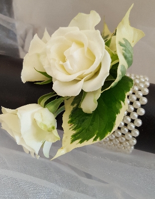 Pure and Simple Wrist Corsage COG7