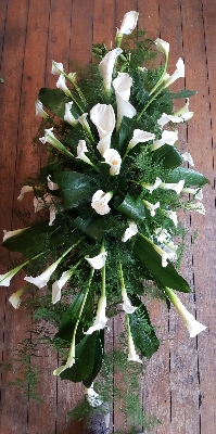 Magnificent Arum Lilies and Asparagus Plumosa