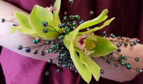 Exotic Orchid Wrist Corsage